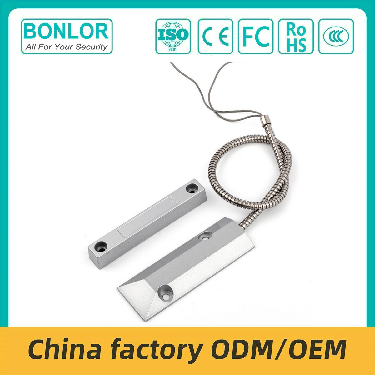 BR-55 Wired Garage Metal Roller Shutter Street Factory Gate Door Sensor Detector