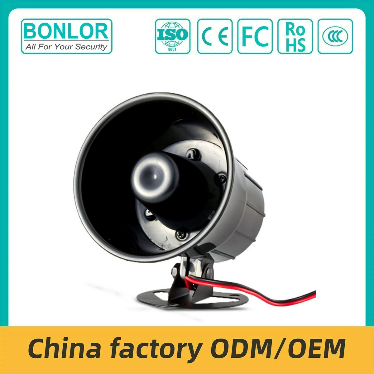 ES-626  Wired Alarm Siren Security Loud 