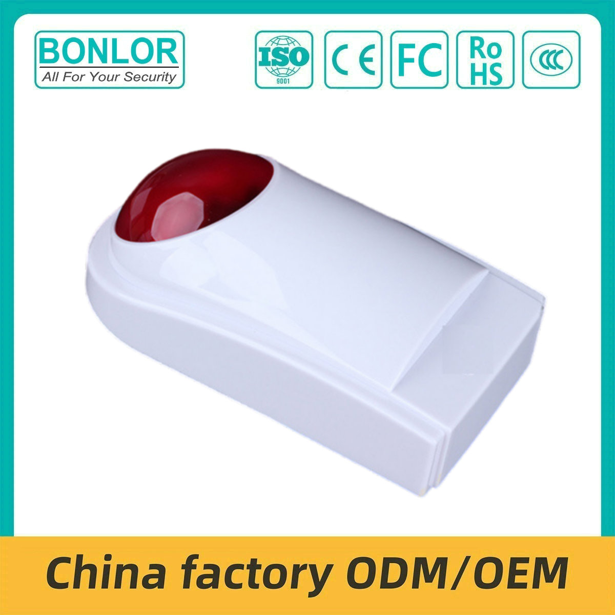 SF-104 12V/24V Outdoor Siren With Strobe