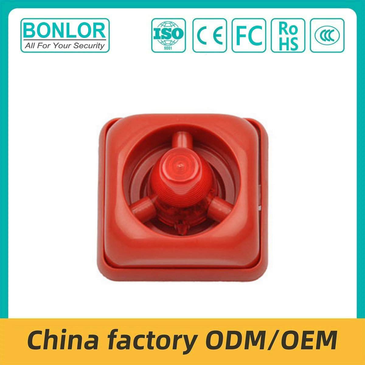 SF-112 Fire Strobe Sounder Alarm Piezo S