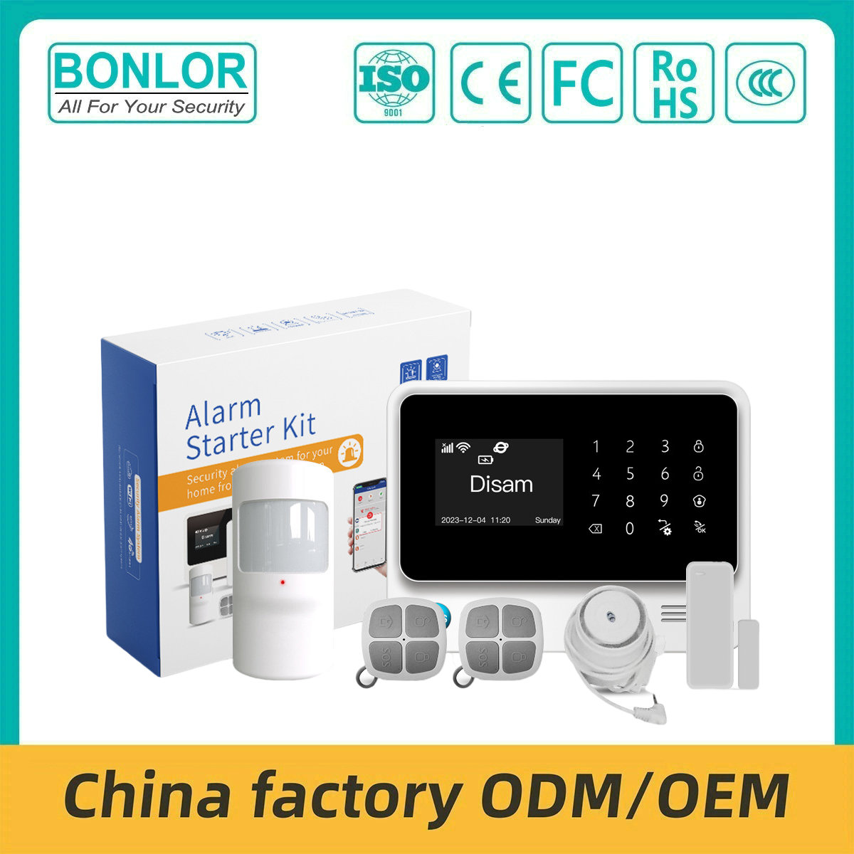 SF-G2  4G+Wi-Fi Security Alarm System Wo