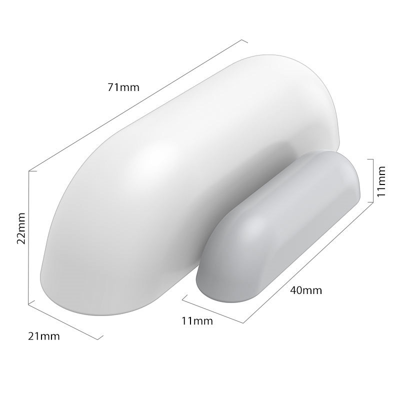 WIFI Smart Door Open Contact Sensor Detector Entry Detector Sensor with App Alerts Compatible with Alexa Google Assistant