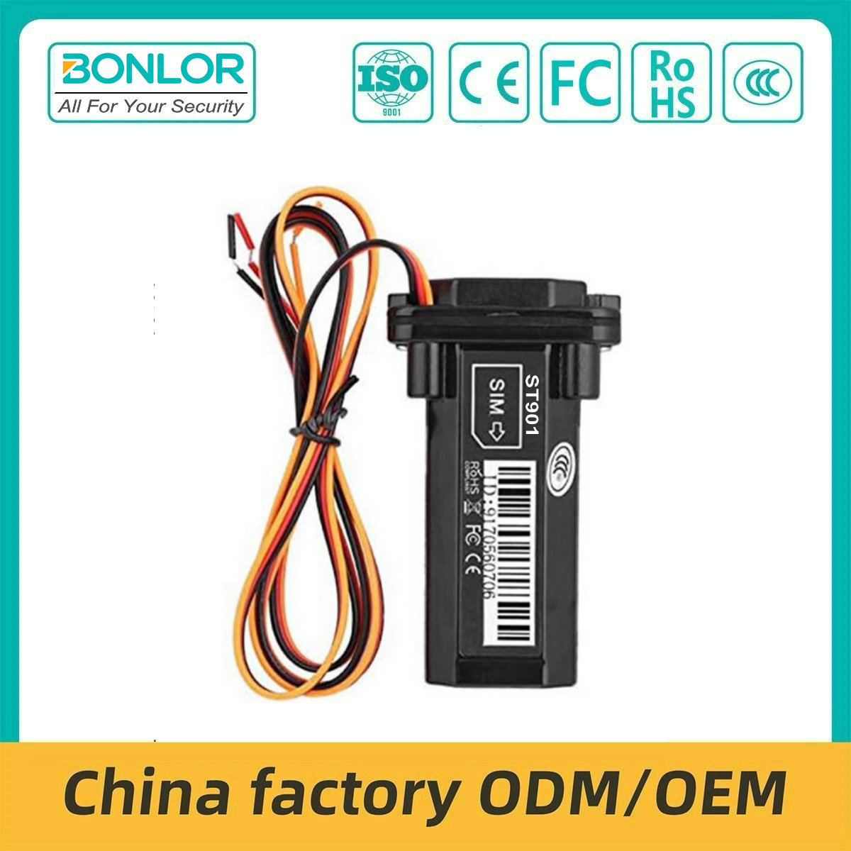 ST-901 4 Wire Version Small Gps Car Trac