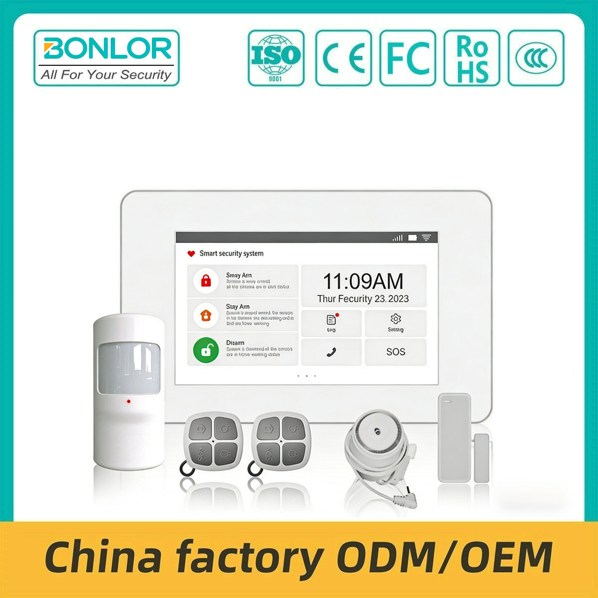 SF-G1  4G&WIFI Wireless Alarm System Home 