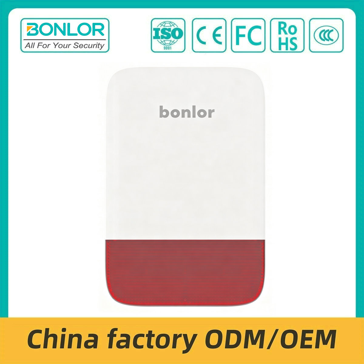 SF-105W  Wireless Outdoor Siren 433MHz H